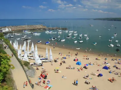 Family-friendly audio walking tours in New Quay, West Wales