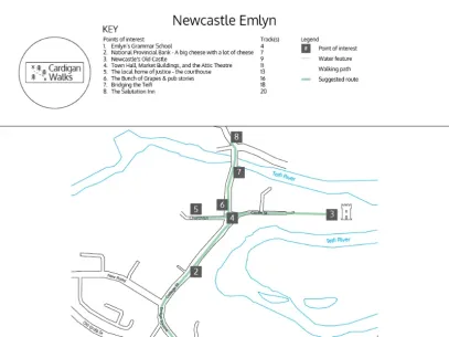 Audio walking tours in Newcastle Emlyn, West Wales