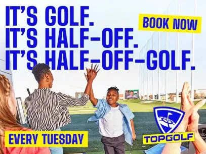 50% Off Topgolf UK Gameplay On Tuesday