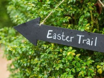 Easter egg hunt at Chartwell