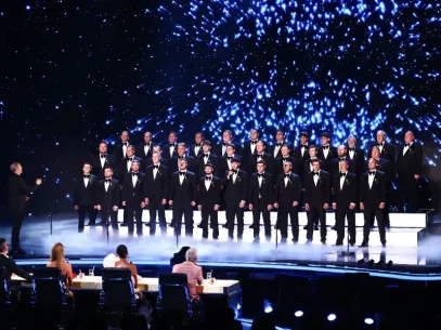 As seen on Britain's Got Talent-Welsh Male Choir Johns' Boys