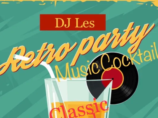 DJ Les AKA Leslie Clynshaw hosts Retro Party