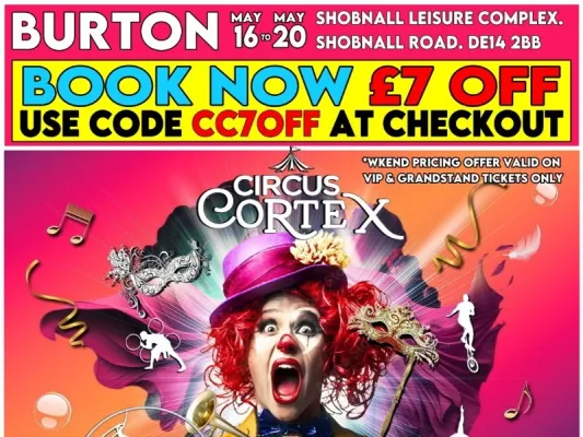 Circus Cortex presents a 'MASQUERADE' at Burton on Trent